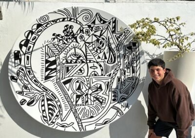 Acrílico sobre hierro 2025 150 x 165 cm